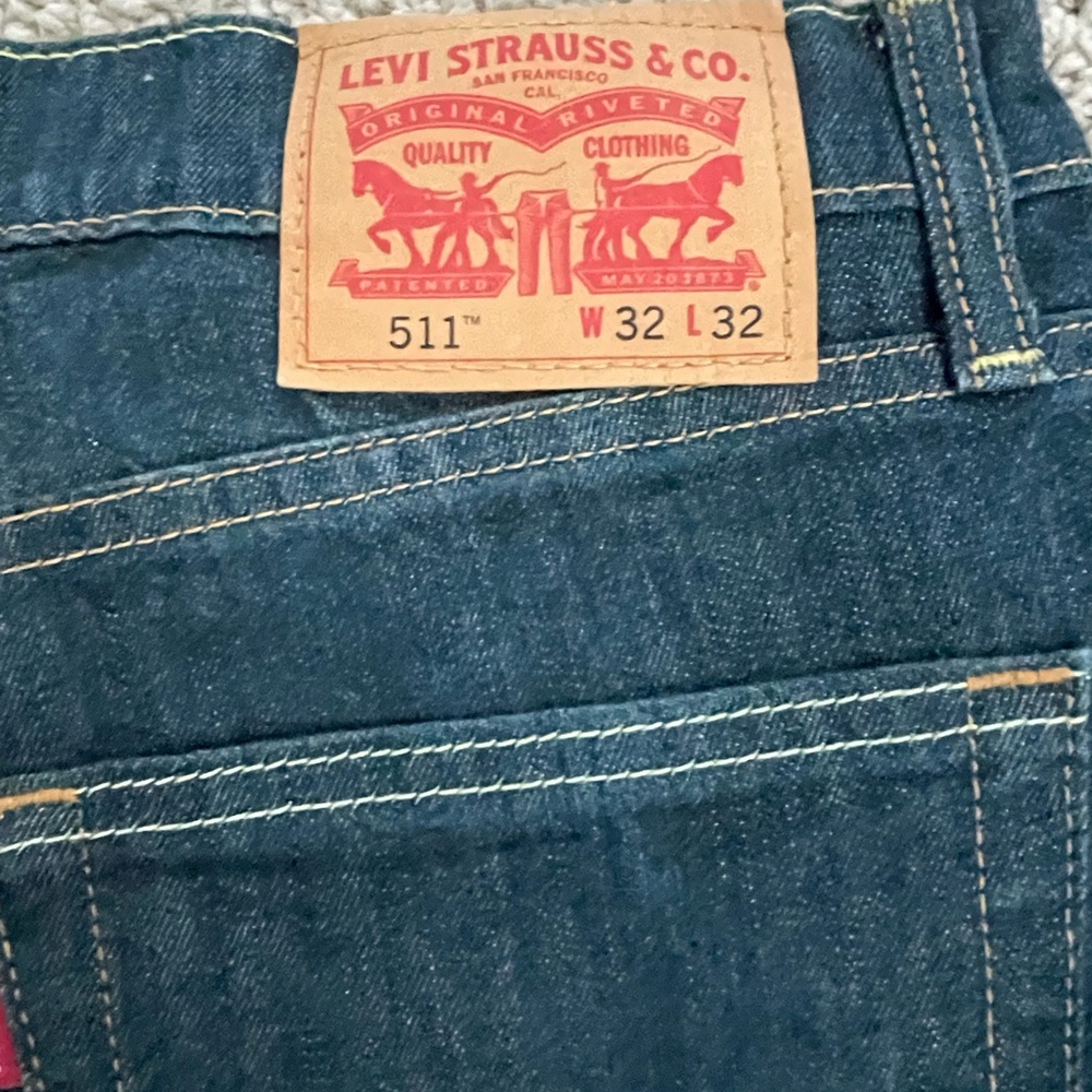 Levi's 511 Denim Jeans in Deep Blue